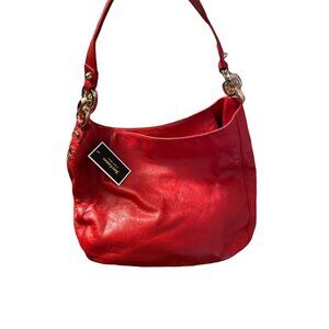 BRAND NEW Juicy Couture Frankie Hobo Frankie LeatherRed Handbag NWT MSRP $268